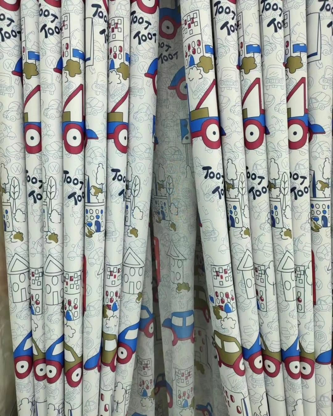 Printed and patterned curtains